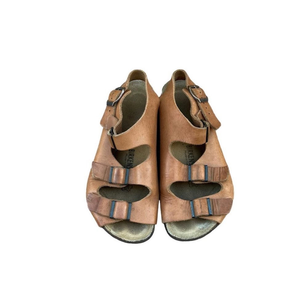 Birkenstock Kid's Brown Leather Sandals Size 34